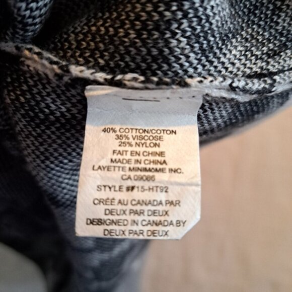 Deux par deux girls size 8 sweater dress houndstooth bottom pink top - Picture 6 of 7